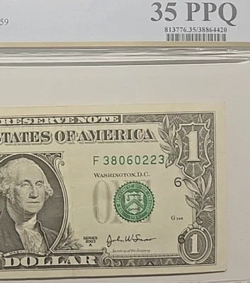 PCGS35 PPQ MISALIGNMENT ERROR 0223N - Image 1 of 4