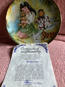 Charlotte Jackson "My Cuddles Collection" Plate 1, #3101 - Picture 1 of 4