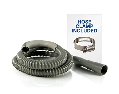 6' Washing Machine Drain Hose - Universal Fit for LG, GE, Samsung, Maytag & More - Image 1 of 4