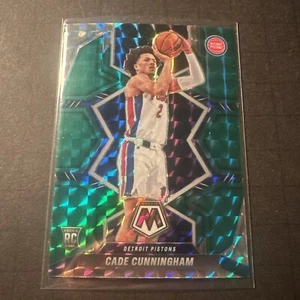 2021-22 Panini Mosaic #203 Cade Cunningham Green Mosaic Prizm Rookie Card RC - Bild 1 von 2