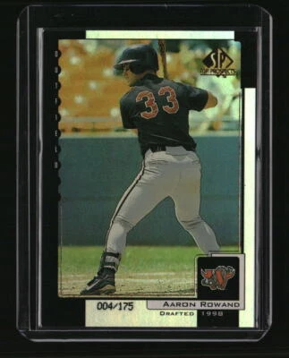 2000 SP Top Prospects #129 Aaron Rowand Premium Edition #/175 - Image 1 of 2