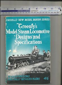 1952 Greenly's Miniature Gauge Model Railway Steam Loco Design Specifications