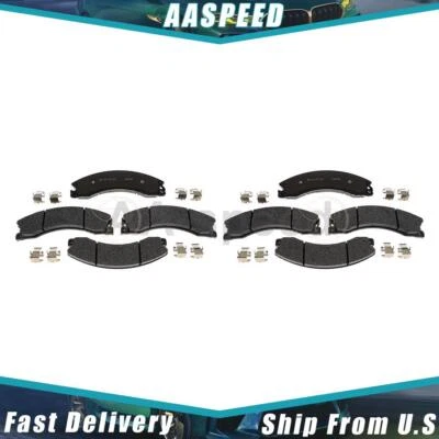 Pastillas de freno delanteras traseras para GMC Sierra 2500 HD 2019 2018 2017 2016 2015 2014 2013 Foto 1 de 2