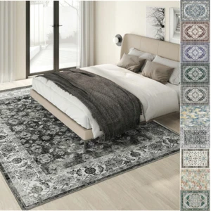 Modern Area Rug Carpet Non Slip Washable Rugs Floor Mat for Living Room Bedroom - Picture 1 of 27
