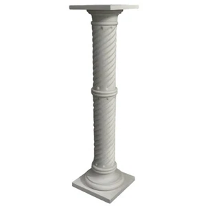 Colonna Tornita in Marmo Bianco Home Decopr Design H100cm - Picture 1 of 1