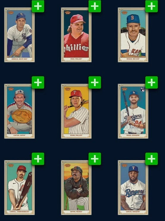 [DIGITAL] Topps Bunt - Topps 206 24 S2 - Patterned Base - Pick - Image 1 of 1