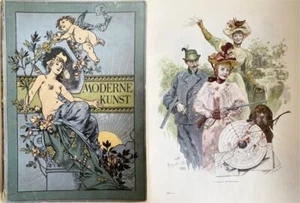 Arte Moderno en Maestros Grabados en Madera según Pinturas y Esculturas de Me Famoso - Imagen 1 de 4