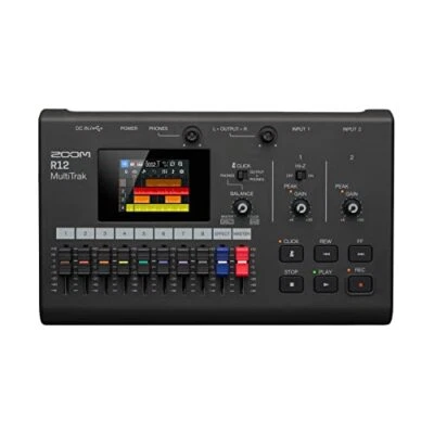 ZOOM R12 8-Track Multi-Track Recorder Portable Battery Operated 2022 Model - Image 1 of 4