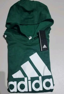 Adidas Youth Boy' Green Fleece-lined Tech Hoodie Size XLarge 18/20 - Picture 1 of 4