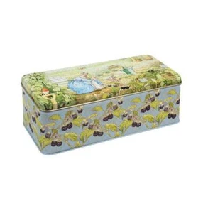 Peter Rabbit Storage Tin Beatrix Potter Long Rectangular Air Tight Canister - Picture 1 of 3