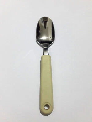 Cuchara vintage de acero inoxidable Italia cuchara vintage coleccionable hech... - Imagen 1 de 4