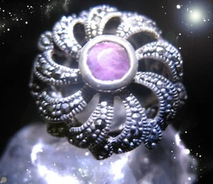 Ring 3 Pillars of Violet Flames Psychic Magick 7 Scholars Coven of Cassia4 - Picture 1 of 2