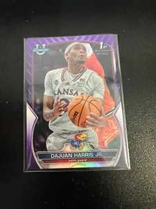 2022-23 Bowman Chrome University Dajuan Harris Jr. #90 Purple Refractor #94/399 - Picture 1 of 2