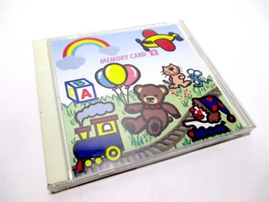 Janome Sewing Memory Card #8 embroidery children's themes teddy bear mouse toys - Picture 1 of 2