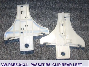 VW Passat Window Regulator Repair Clips REAR BOTH WINDOWS L+R (with pegs+dowels) - Picture 1 of 3