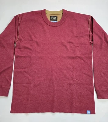 SCOTCH & SODA AMSTERDAM VINO BURDEOS HOMBRE MEZCLA LANA SUÉTER TALLA M Foto 1 de 4