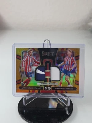2024-25 Panini Select La Liga DS-AMA Antoine Griezmann Marcos Llorente Gold /10 - Image 1 of 2