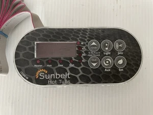 Panel de control Sunbelt Spa LX1000SB 6 botones parte superior usado probado - Imagen 1 de 3