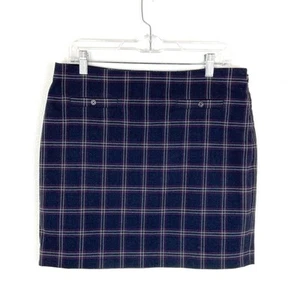 Minifalda lápiz Banana Republic a cuadros Dark Academia Preppy corta talla 10 - Imagen 1 de 7