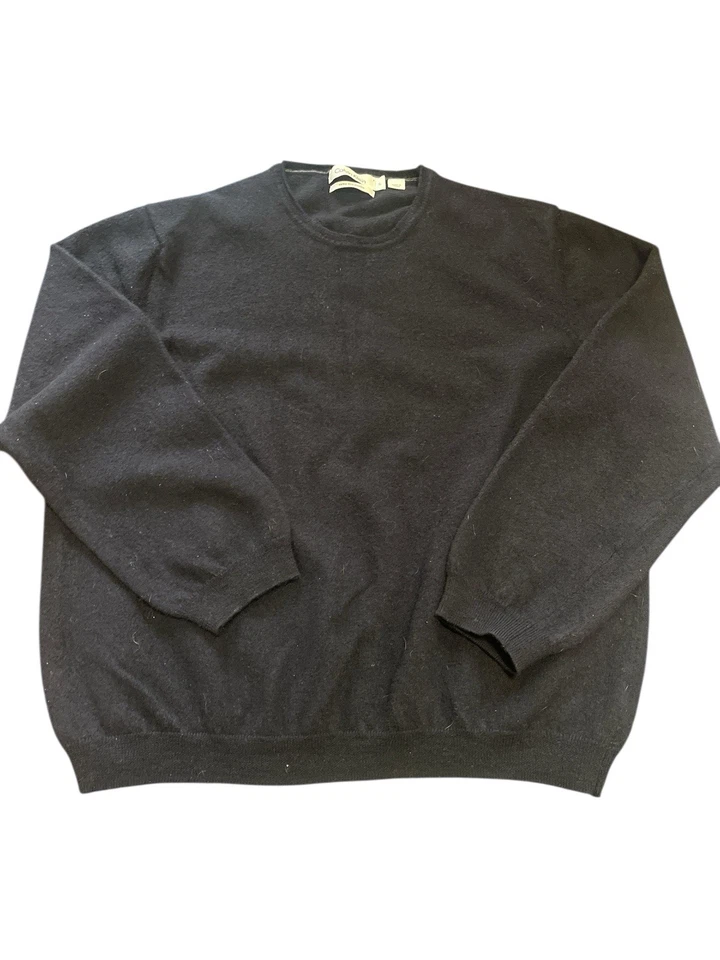 Suéter Calvin Klein X-Fine Lana Merino-Talla XL Mujer-Negro-258 Foto 1 de 4