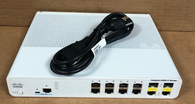 Cisco Catalyst 2960-C Series PoE 12 Port Network Switch WS-C2960C-8TC-L (TESTED) - Image 1 of 4