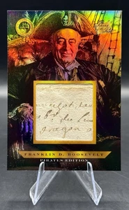 Pieces Of The Past Pirates Edition FRANKLIN ROOSEVELT Jumbo Authentic Relic #651 - Picture 1 of 3