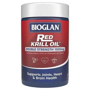 Bioglan Red Krill Oil 1000mg Omega 3 Fish Oil 60 Capsules From Australia - Picture 1 of 1