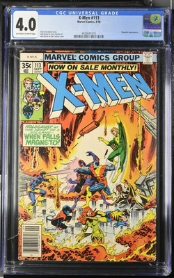 X-Men #113 (1978) – CGC 4.0 OW/W – Magneto Appearance, Byrne/Austin Art - Image 1 of 2