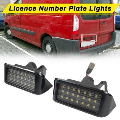 FOR CITROEN BERLINGO PEUGEOT PARTNER EXPERT NUMBER PLATE LAMP 6340G7 - Image 1 of 4