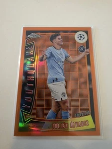2022-23 Topps Chrome UEFA UCC Julian Alvarez /25 Orange Youthquake RC - Bild 1 von 4
