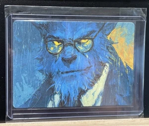 💥Marvel Comics 🐺 BEAST Art Card 1/1 PaintOholic Signed by Artist ONE OF A KIND - Picture 1 of 2
