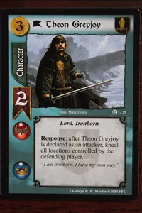 Juego de Tronos CCG - "Theon Greyjoy" #G 25 - Imagen 1 de 1
