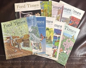 1963 Ford times magazines set Jan - Nov 11 issues 56th Year Car Owners Mag - Imagen 1 de 13