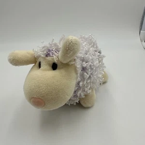 Entzückendes kleines SCHERES Lavendel lila lockiges LAMM, 6" - Bild 1 von 8