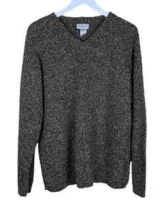 Van Heusen For Women Sweater Size L Made In USA Long Sleeve V-Neck - Picture 1 of 7