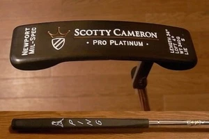SCOTTY CAMERON MIL-SPEC NEWPORT PRO PLATINUM 34in Putter RH No H/C - Picture 1 of 3