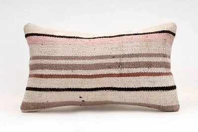 Funda de almohada decorativa, 12x20 pulgadas, almohada Kilim, almohada turca, cojín de sofá Foto 1 de 4