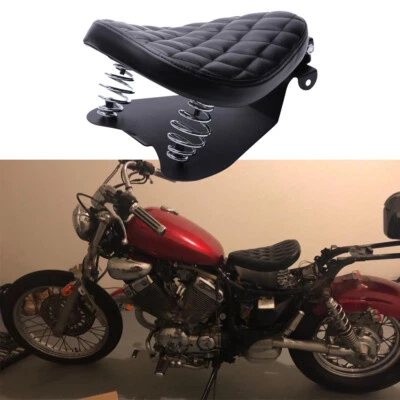 Bobber Motorcycle 3" Spring Solo Seat For Yamaha Virago XV1100 XV535 XV750 XV250 - Image 1 of 4
