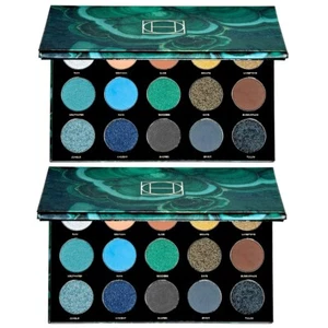 HipDot Cenote Pressed Powder Eyeshadow Palette 15 Matte & Shimmers 23g LOT OF 2 - Picture 1 of 12