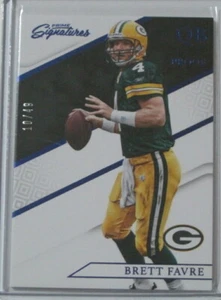 BRETT FAVRE 🔥2016 PANINI PRIME FIRME QB PROOF #107 10/49 PACKERS VIKINGS - Foto 1 di 3