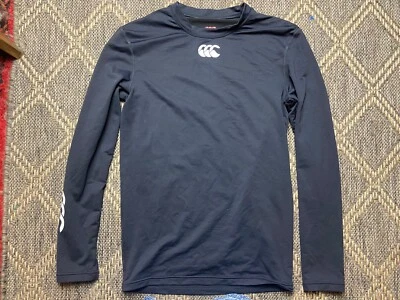Camisa Canterbury Rugby Negra Capa Base Fría Manga Larga Para Hombre Grande  Foto 1 de 4
