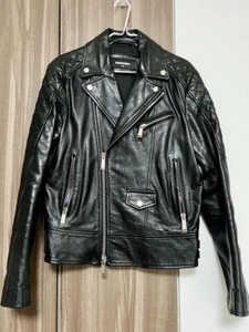 Dsquared2 Riders Jacket Size 46 Black - Picture 1 of 10