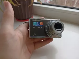 🔥Olympus FE-5035 Brown 14.0MP digital compact camera🔥WORKing FULL Set READ!🔥 - Picture 1 of 7
