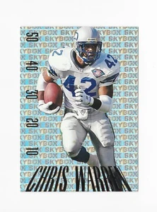 Skybox Premium Paydirt 1995 #PD29 Chris Warren Seattle Seahawks Ferrum - Imagen 1 de 2