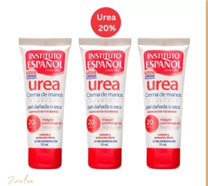 3 x Instituto Espanol Urea Healing Cream Dry Skin Repair Soothe Hydrate Moisture - Picture 1 of 4