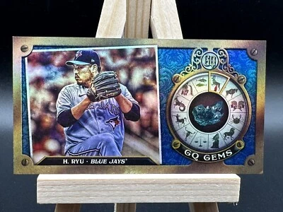 2022 Topps Gypsy Queen - Indigo GQ Gems Minis #GGM-16 Hyun-Jin Ryu /250 - Image 1 of 3