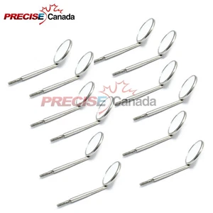 12 Pcs Dental Mouth Mirror heads Cone Socket # 5 Plain - Stainless Steel. - Picture 1 of 3