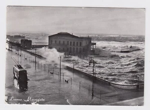 TO LI 09 Livorno mareggiata viaggiata 1958 - Imagen 1 de 1