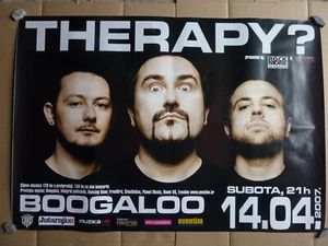 THERAPIE 14.04.2007 Zagreb Kroatien ORIGINAL KROATISCHES KONZERTPLAKAT - Bild 1 von 1