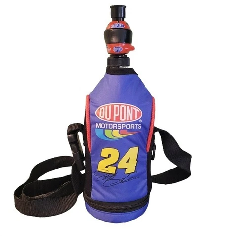 Nascar Jeff Gordan #24 Water Bottle Lanyard 1 Liter Helmet Lid Cover